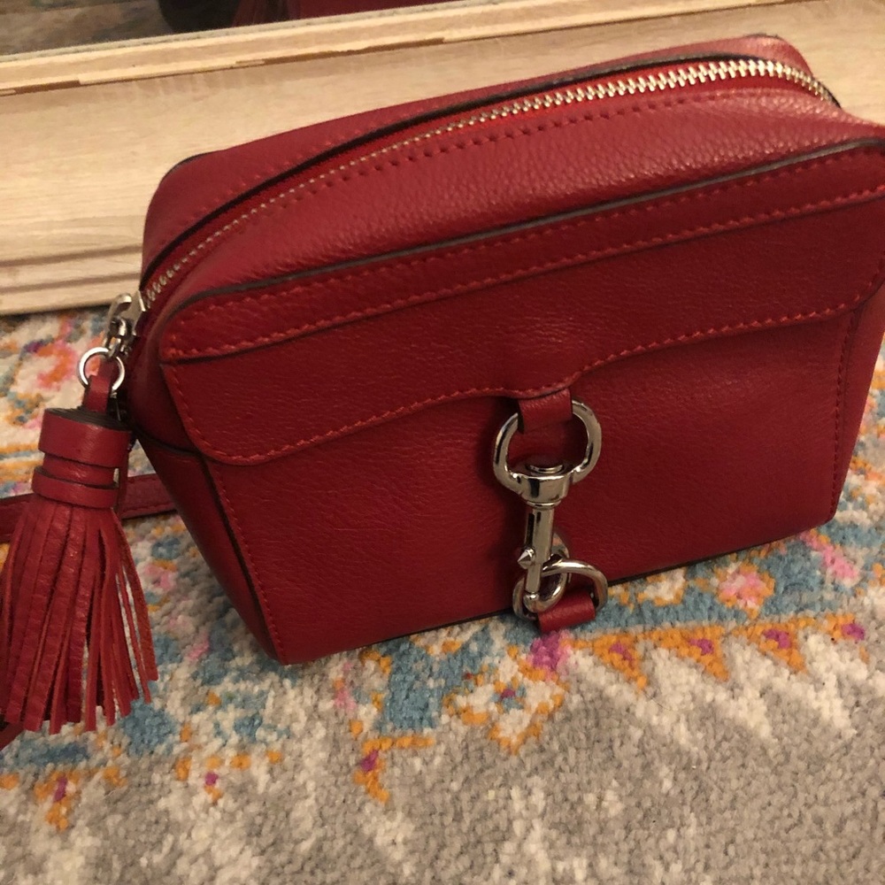 Rebecca minkoff red crossbody